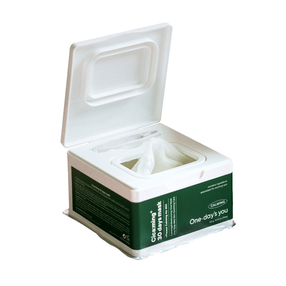 Набор масок для лица с центелой One-day’s You Cica:ming 30 Days Mask 30 шт