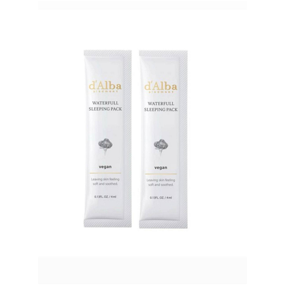 Увлажняющая ночная маска с экстрактом белого трюфеля D'ALBA Vegan Sleeping Pack Kit 2 шт (8809676153575)
