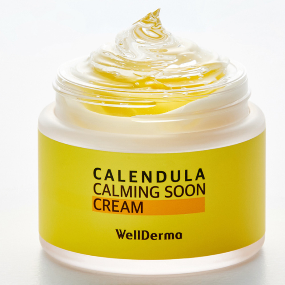 Заспокійливий крем для обличчя з календулою WellDerma Calendula Calming Soon Cream 80 мл