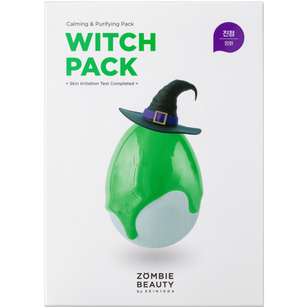 Очищающая маска для лица с зеленым чаем Skin1004 Zombie Beauty Witch Pack 8 шт + 15 г (8809576260489)