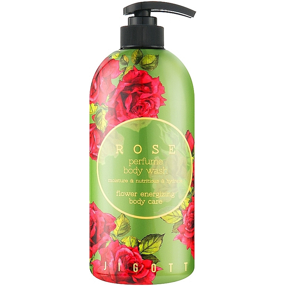 Душистый лосьон для тела с ароматом "Роза" Jigott Rose Perfume Body Lotion 500 мл (8809541282102)