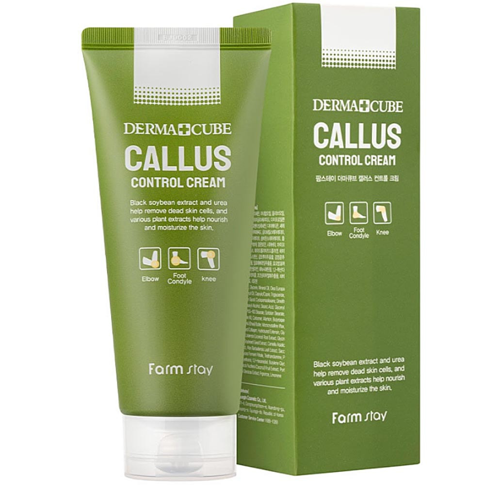 Смягчающий крем для загрубелых участков FarmStay Derma Cube Callus Control Cream 180 мл