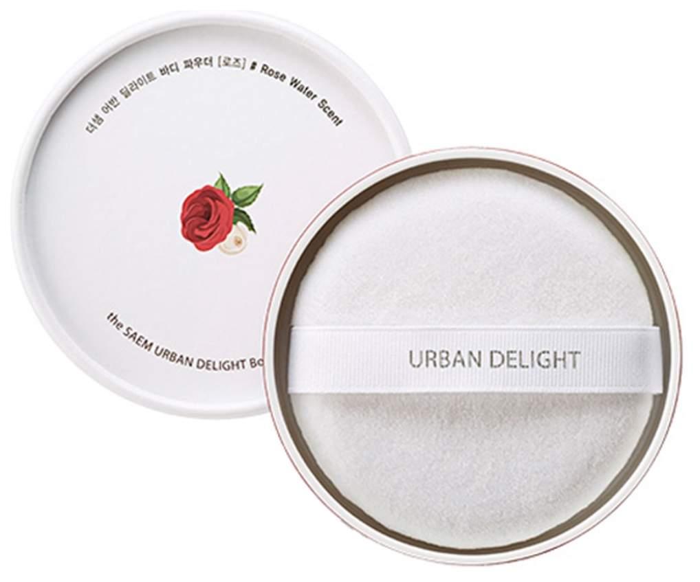 Парфюмированная пудра для тела The Saem Urban Delight Body Powder (Rose) 50 г