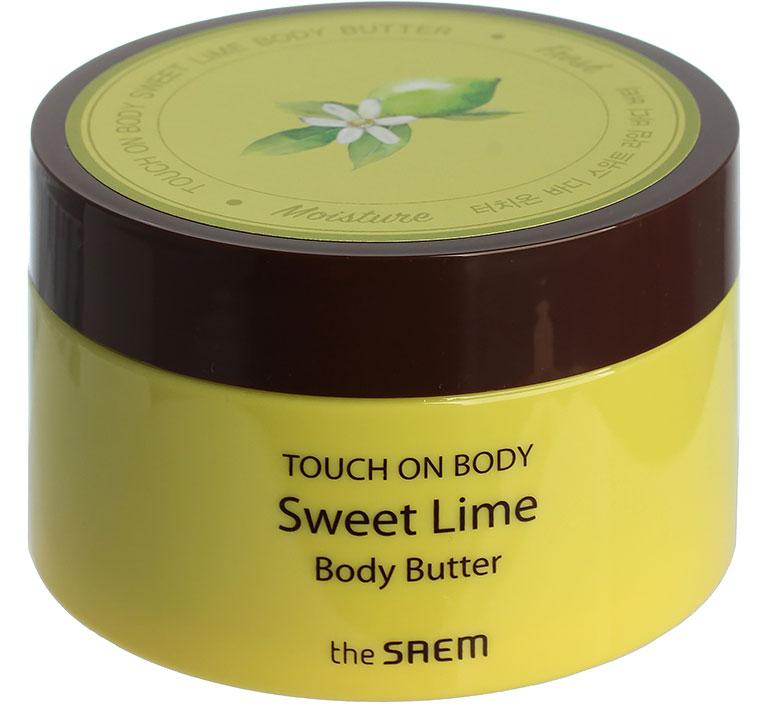 Зволожуюче крем-масло для тіла з лаймом The Saem Touch On Body Sweet Lime Body Butter 200 мл