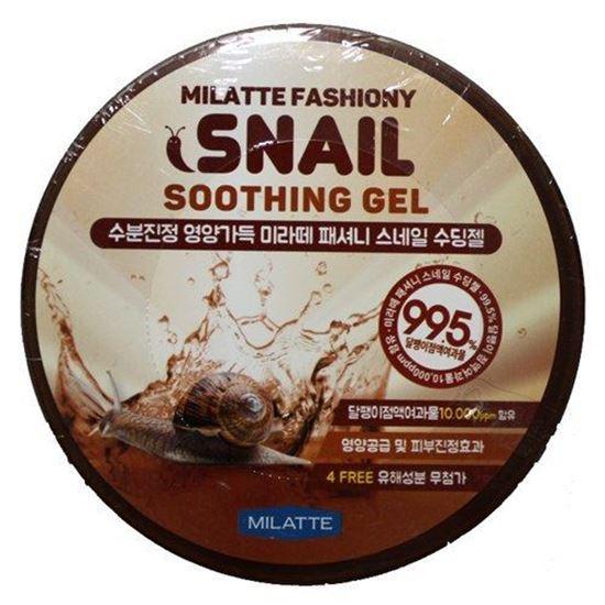 Зволожуючий гель для тіла з равликовим муцином Milatte Fashiony Snail Soothing Gel 300 мл (8809535260086)