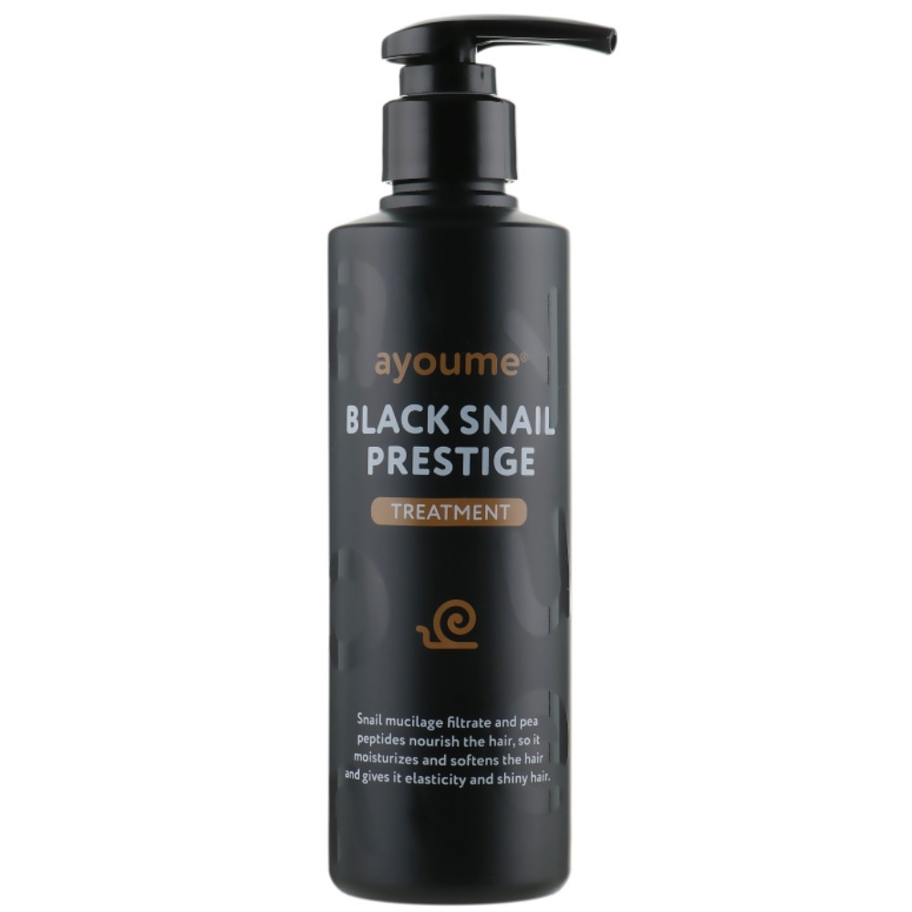 Улиточная маска-бальзам для защиты и укрепления волос Ayoume Black Snail Prestige Treatment 240 мл
