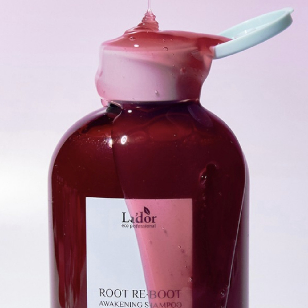 Шампунь із женьшенем для росту волосся La'dor Root Re-Boot Awakening Shampoo Red Ginseng & Beer Yeast 300 мл (8808033021502)