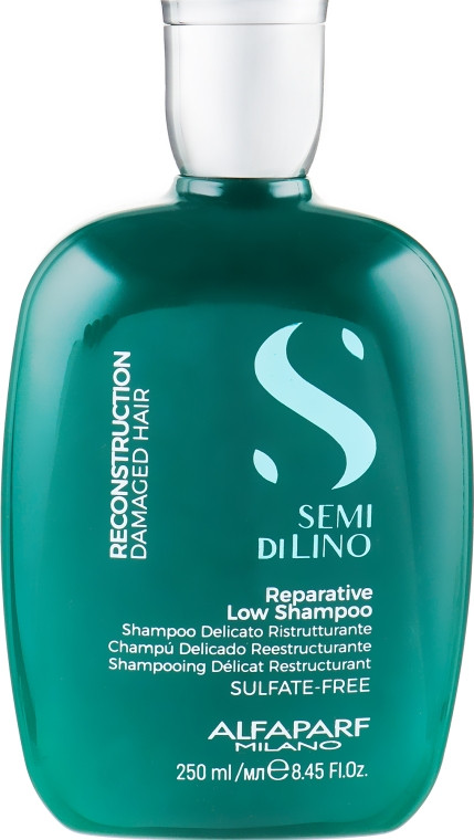 Шампунь для пошкодженого волосся Alfaparf Milano Semi Di Lino Reconstruction Reparative Low Shampoo 1000 мл