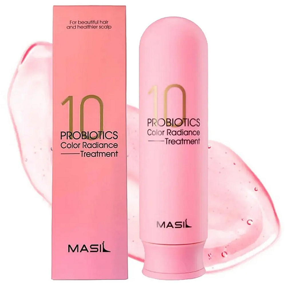 Бальзам с пробиотиками для защиты цвета Masil 10 Probiotics Color Radiance Treatment 300 мл (8809744061658)