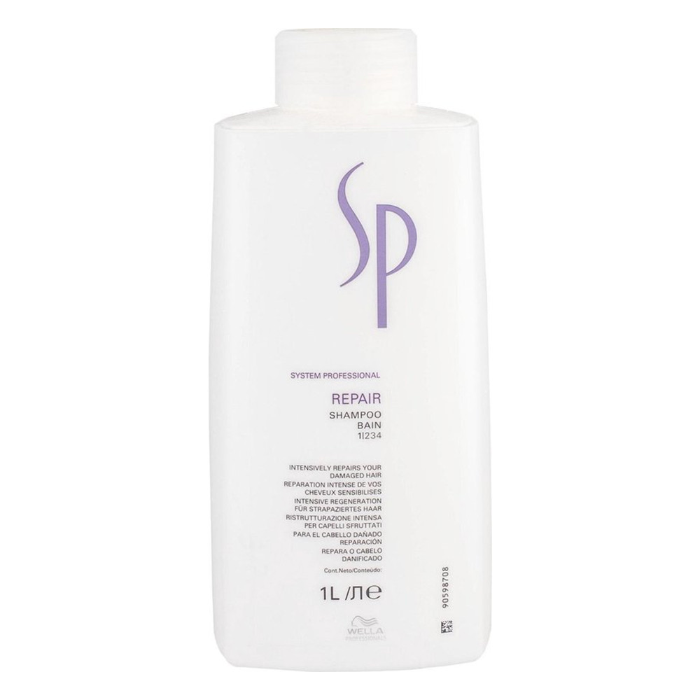 Восстанавливающий шампунь для поврежденных волос Wella SP Repair Shampoo 1000 мл (4015600112295)